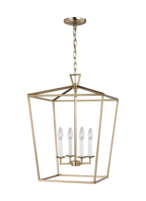 Myhouse Lighting Visual Comfort Studio - 5392604-848 - Four Light Lantern - Dianna - Satin Brass