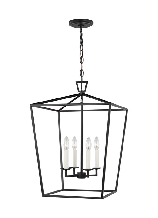 Myhouse Lighting Visual Comfort Studio - 5392604EN-112 - Four Light Lantern - Dianna - Midnight Black