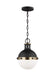 Myhouse Lighting Visual Comfort Studio - 6177101-112 - One Light Mini Pendant - Hanks - Midnight Black