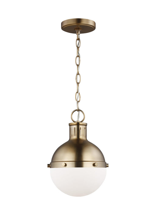 Myhouse Lighting Visual Comfort Studio - 6177101-848 - One Light Mini Pendant - Hanks - Satin Brass