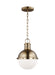 Myhouse Lighting Visual Comfort Studio - 6177101-848 - One Light Mini Pendant - Hanks - Satin Brass