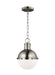 Myhouse Lighting Visual Comfort Studio - 6177101-965 - One Light Mini Pendant - Hanks - Antique Brushed Nickel