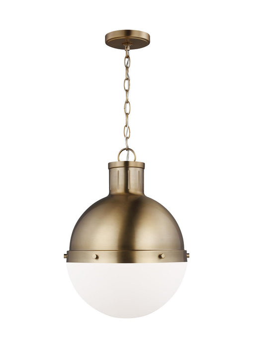 Myhouse Lighting Visual Comfort Studio - 6577101-848 - One Light Pendant - Hanks - Satin Brass