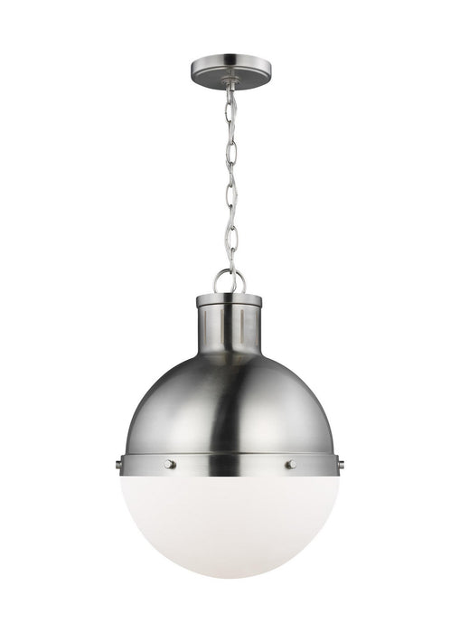 Myhouse Lighting Visual Comfort Studio - 6577101-962 - One Light Pendant - Hanks - Brushed Nickel