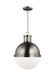 Myhouse Lighting Visual Comfort Studio - 6577101EN3-965 - One Light Pendant - Hanks - Antique Brushed Nickel