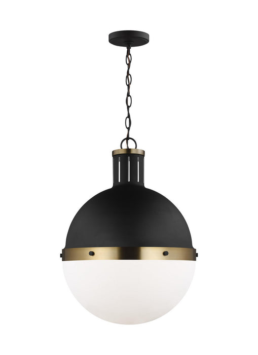 Myhouse Lighting Visual Comfort Studio - 6677101-112 - One Light Pendant - Hanks - Midnight Black