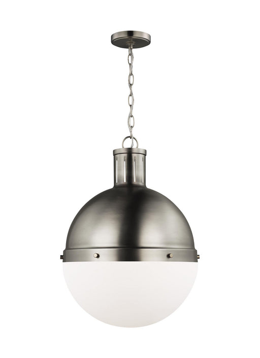 Myhouse Lighting Visual Comfort Studio - 6677101EN3-965 - One Light Pendant - Hanks - Antique Brushed Nickel