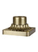 Myhouse Lighting Generation Lighting - PIERMOUNT-PDB - Pier Mount Base - Outdoor Pier Mounts - Painted Distressed Brass