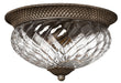 Myhouse Lighting Hinkley - 4881PZ - LED Flush Mount - Plantation - Pearl Bronze