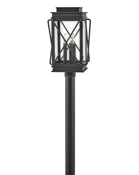 Myhouse Lighting Hinkley - 11191MB - LED Post Top or Pier Mount Lantern - Montecito - Museum Black