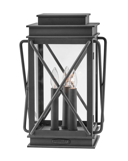 Myhouse Lighting Hinkley - 11197MB - LED Pier Mount Lantern - Montecito - Museum Black