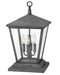 Myhouse Lighting Hinkley - 1437DZ-LV - LED Pier Mount - Trellis - Aged Zinc
