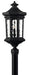 Myhouse Lighting Hinkley - 1601MB-LV - LED Post Top or Pier Mount Lantern - Raley - Museum Black