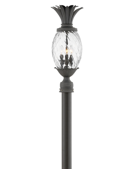 Myhouse Lighting Hinkley - 2121MB-LV - LED Post Top or Pier Mount Lantern - Plantation - Museum Black