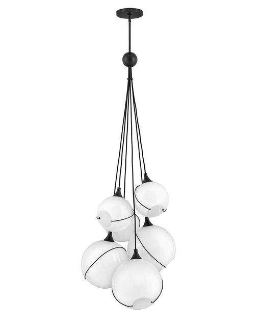 Myhouse Lighting Hinkley - 30306BLK-WH - LED Chandelier - Skye - Black