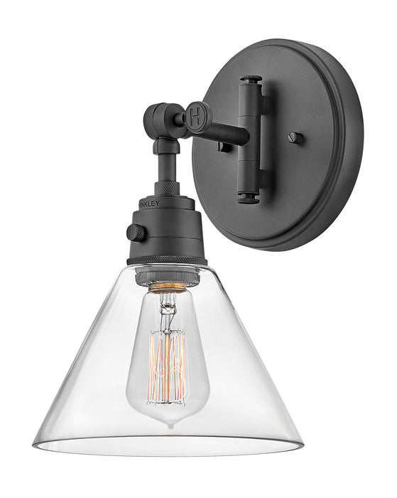 Myhouse Lighting Hinkley - 3691BK-CL - LED Wall Sconce - Arti - Black