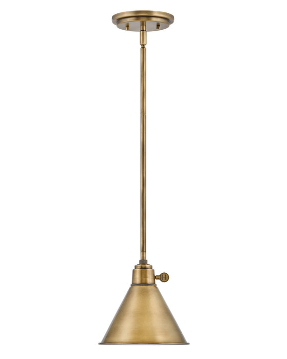 Myhouse Lighting Hinkley - 3697HB - LED Pendant - Arti - Heritage Brass