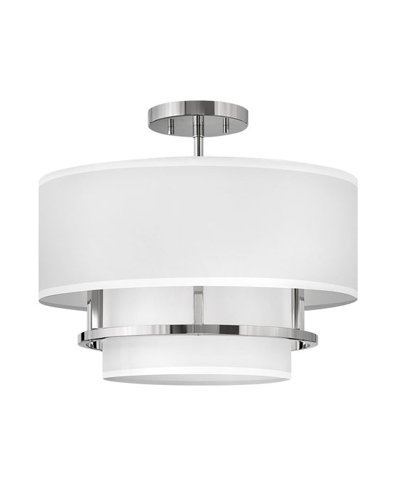 Myhouse Lighting Hinkley - 38893PN - LED Semi-Flush Mount - Graham - Polished Nickel