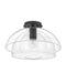 Myhouse Lighting Hinkley - 39061BLK - LED Semi-Flush Mount - Lotus - Black