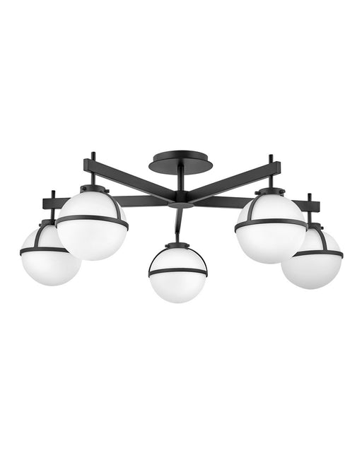 Myhouse Lighting Hinkley - 39674BK - LED Semi-Flush Mount - Hollis - Black