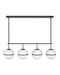 Myhouse Lighting Hinkley - 39675BK - LED Linear Chandelier - Hollis - Black