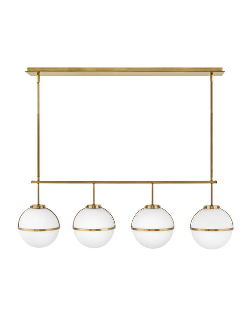 Myhouse Lighting Hinkley - 39675HB - LED Linear Chandelier - Hollis - Heritage Brass