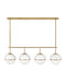 Myhouse Lighting Hinkley - 39675HB - LED Linear Chandelier - Hollis - Heritage Brass