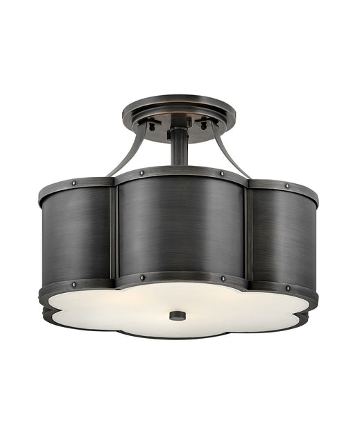 Myhouse Lighting Hinkley - 4444BLB - LED Semi-Flush Mount - Chance - Blackened Brass