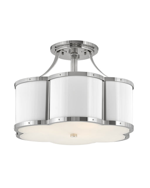 Myhouse Lighting Hinkley - 4444PN - LED Semi-Flush Mount - Chance - Polished Nickel