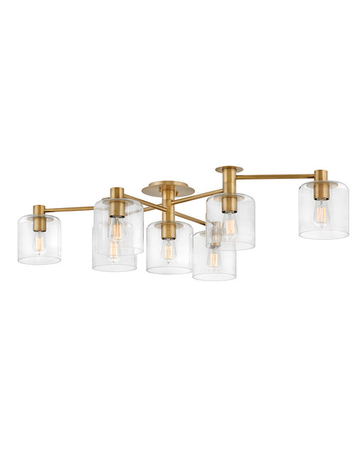 Myhouse Lighting Hinkley - 4513HB - LED Semi-Flush Mount - Axel - Heritage Brass