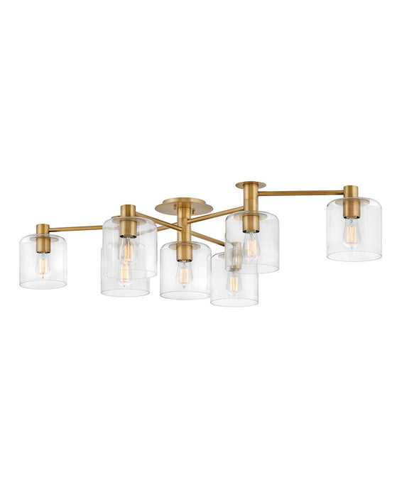 Myhouse Lighting Hinkley - 4513HB - LED Semi-Flush Mount - Axel - Heritage Brass