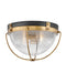 Myhouse Lighting Hinkley - 4841HB - LED Flush Mount - Crew - Heritage Brass