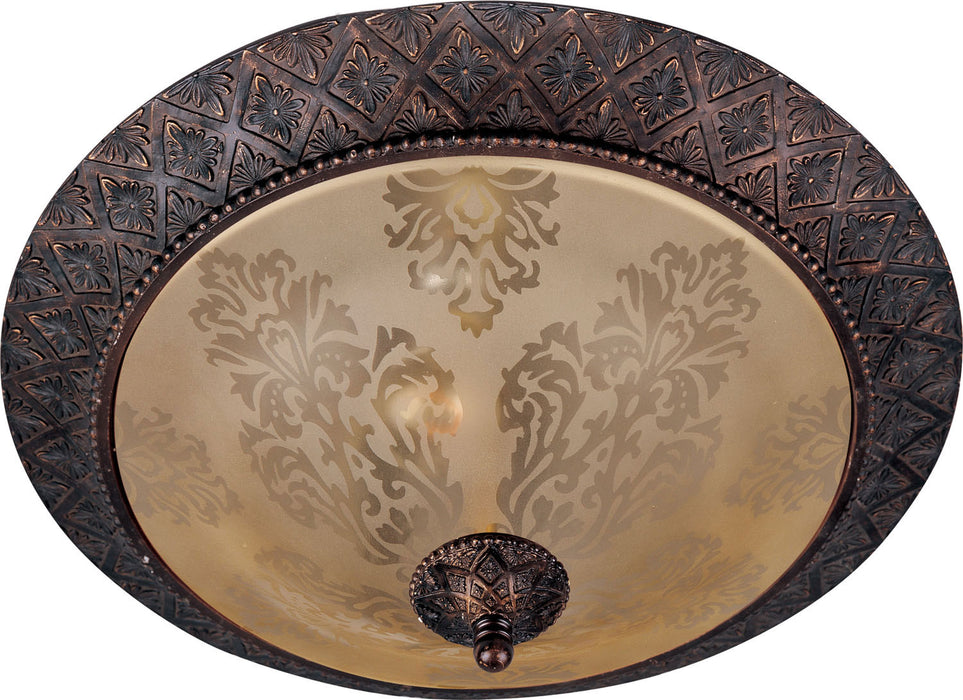 Myhouse Lighting Maxim - 11240SAOI - Two Light Flush Mount - Symphony - Oil Rubbed Bronze