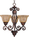 Myhouse Lighting Maxim - 11235SAOI - Three Light Chandelier - Symphony - Oil Rubbed Bronze