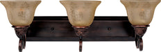 Myhouse Lighting Maxim - 11232SAOI - Three Light Bath Vanity - Symphony - Oil Rubbed Bronze