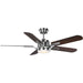 Myhouse Lighting Progress Lighting - P250007-009-30 - 54"Ceiling Fan - Claret - Brushed Nickel