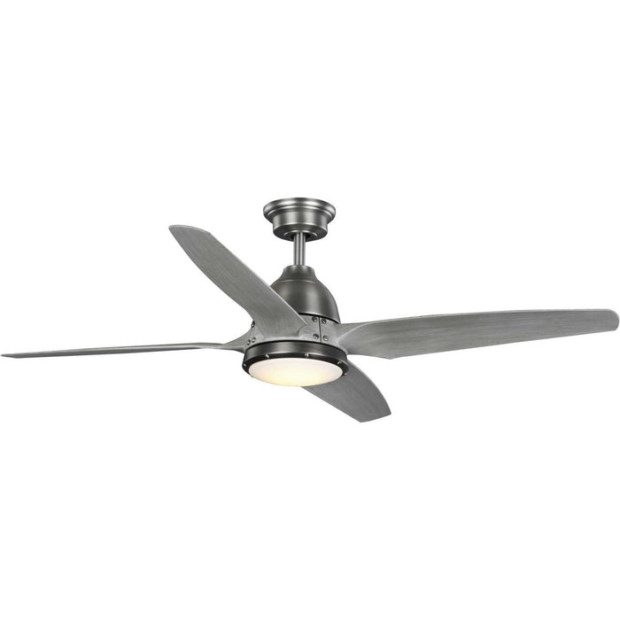 Myhouse Lighting Progress Lighting - P250009-081-30 - 56"Ceiling Fan - Alleron - Antique Nickel