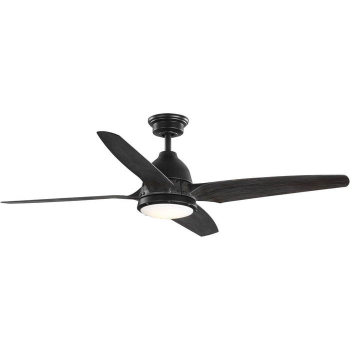 Myhouse Lighting Progress Lighting - P250009-182-30 - 56"Ceiling Fan - Alleron - Flat Black