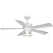 Myhouse Lighting Progress Lighting - P250011-028-WB - 56"Ceiling Fan - Midvale - Satin White