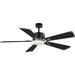 Myhouse Lighting Progress Lighting - P250021-031-30 - 56"Ceiling Fan - Glenfalls - Matte Black