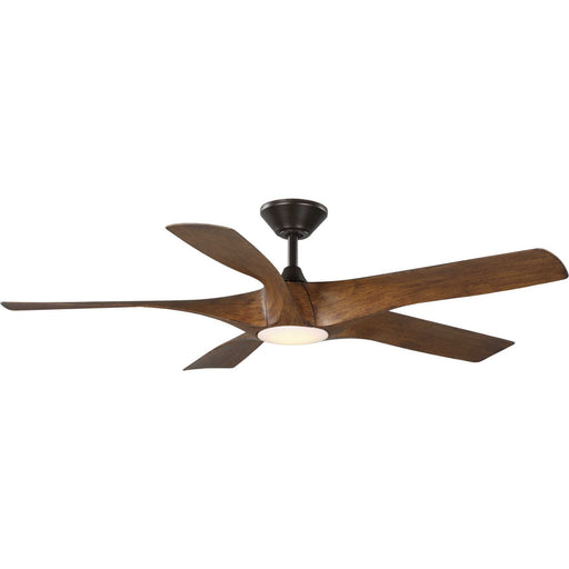 Myhouse Lighting Progress Lighting - P250059-179-30 - 60" Ceiling Fan - Vernal - Koa Woodgrain with Bronze Accents