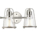 Myhouse Lighting Progress Lighting - P300296-009 - Two Light Bath Bracket - Conway - Brushed Nickel