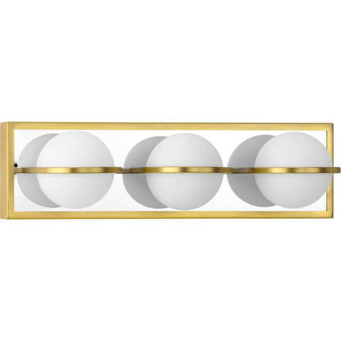 Myhouse Lighting Progress Lighting - P300312-012-30 - LED Bath Bracket - Pearl Led - Satin Brass