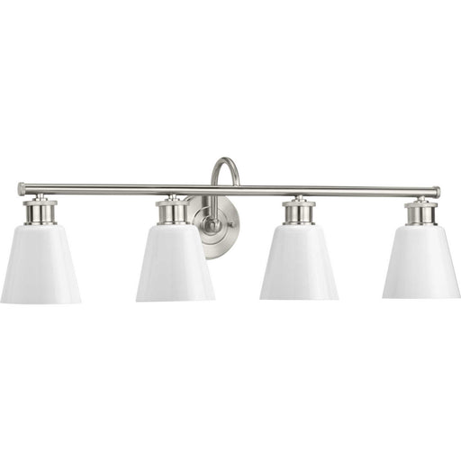 Myhouse Lighting Progress Lighting - P300317-009 - Four Light Bath Bracket - Ashford - Brushed Nickel