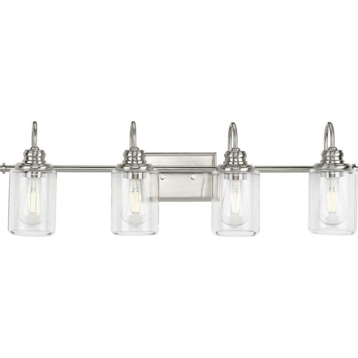 Myhouse Lighting Progress Lighting - P300323-009 - Four Light Bath Bracket - Aiken - Brushed Nickel