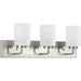 Myhouse Lighting Progress Lighting - P300329-009 - Three Light Bath Bracket - Merry - Brushed Nickel