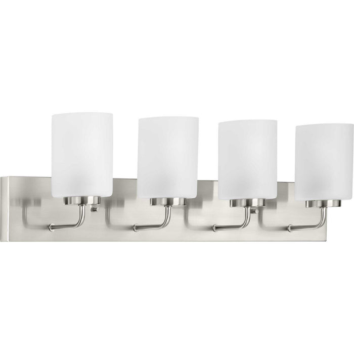 Myhouse Lighting Progress Lighting - P300330-009 - Four Light Bath Bracket - Merry - Brushed Nickel