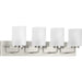 Myhouse Lighting Progress Lighting - P300330-009 - Four Light Bath Bracket - Merry - Brushed Nickel