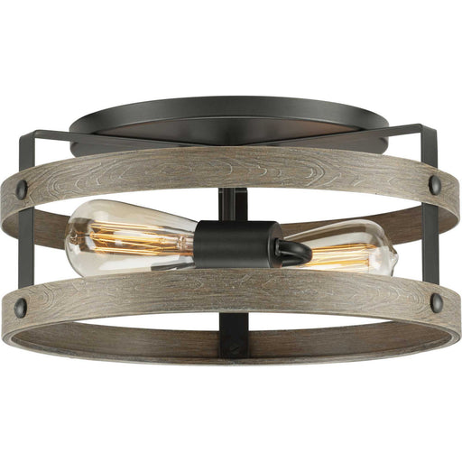 Myhouse Lighting Progress Lighting - P350169-143 - Two Light Flush Mount - Gulliver - Graphite