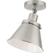 Myhouse Lighting Progress Lighting - P350199-009 - One Light Flush Mount - Hinton - Brushed Nickel